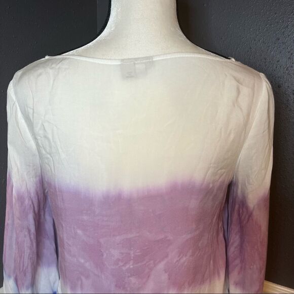 Anthropologie Holding Horses Tie Dye Peasant Top - Picture 8 of 10